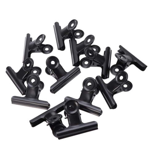 Angoily 12 Stück Teiliges Metall Binder Clips in Schwarz Starke Büroklammern aus Stahl für Dokumentenorganisation Temporäres Heften und Aktenfixierung für Schule und Bürobedarf Angoily 12 Stück Teiliges Metall Binder Clips in Schwarz Starke Büroklammern aus Stahl für Dokumentenorganisation Temporäres Heften und Aktenfixierung für Schule und Bürobedarf von Angoily