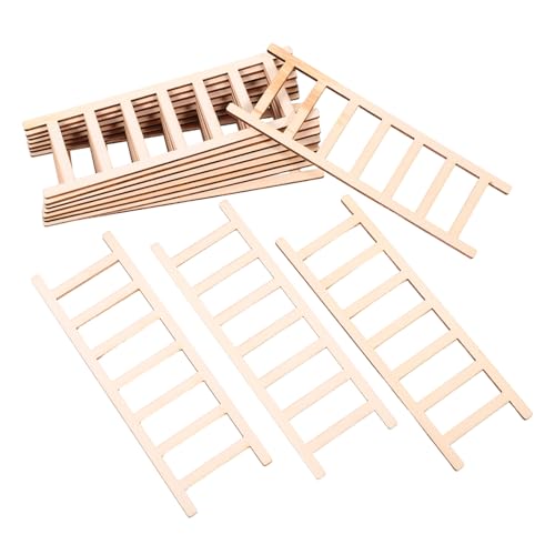 Angoily 12 Stück Teiliges Mini Holzleiter Robuste Miniatur Treppe für Puppenhaus Mikro Landschafts Dekoration Vielseitiges DIY Zubehör für Heim und Garten Angoily 12 Stück Teiliges Mini Holzleiter Robuste Miniatur Treppe für Puppenhaus Mikro Landschafts Dekoration Vielseitiges DIY Zubehör für Heim und Garten von Angoily