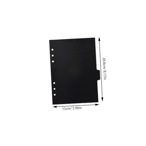Angoily 12 Stück Teiliges Notebook Trennblätter aus Schwarzem PP Ordner Divider mit Registertabs Robust und Reißfest Kompatibel mit Meisten Losen Ringbüchern für Arbeit Schule und Planung Angoily 12 Stück Teiliges Notebook Trennblätter aus Schwarzem PP Ordner Divider mit Registertabs Robust und Reißfest Kompatibel mit Meisten Losen Ringbüchern für Arbeit Schule und Planung von Angoily