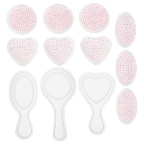 Angoily 12 Stück Teiliges Silikon für DIY Flexible und Wiederverwendbare Kammformen für Bastelprojekte mit Epoxidharz Waschbar und Langlebig Kammgestaltungen Angoily 12 Stück Teiliges Silikon für DIY Flexible und Wiederverwendbare Kammformen für Bastelprojekte mit Epoxidharz Waschbar und Langlebig Kammgestaltungen von Angoily