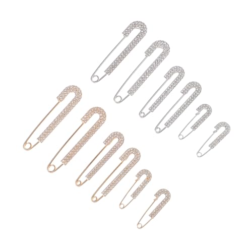Angoily 12 Stück Teiliges Strass sicherheitsnadeln Dekorative Broschen aus Metall für Damen Vielseitig Einsetzbar als Kleidungsclip für Pullover Schals Hüte und Hemden Robust und Sicher Angoily 12 Stück Teiliges Strass sicherheitsnadeln Dekorative Broschen aus Metall für Damen Vielseitig Einsetzbar als Kleidungsclip für Pullover Schals Hüte und Hemden Robust und Sicher von Angoily