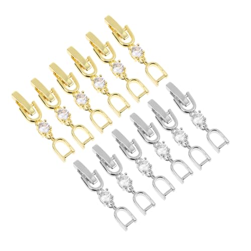 Angoily 12 Stück Teiliges Verlängerungsketten aus Legiertem Material mit Strassbesatz Verlängerung Vielseitig Einsetzbar für Armband und Halskettenverschlüsse Leicht und Praktisch für Angoily 12 Stück Teiliges Verlängerungsketten aus Legiertem Material mit Strassbesatz Verlängerung Vielseitig Einsetzbar für Armband und Halskettenverschlüsse Leicht und Praktisch für von Angoily