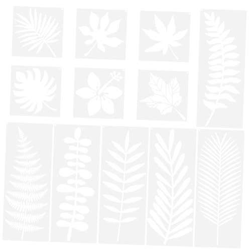 Angoily 12 Stück Teiliges Wiederverwendbarer Schablonen für Malerei und Bastelarbeiten für Scrapbooking Wandgestaltung und Verschiedene Oberflächen von Angoily