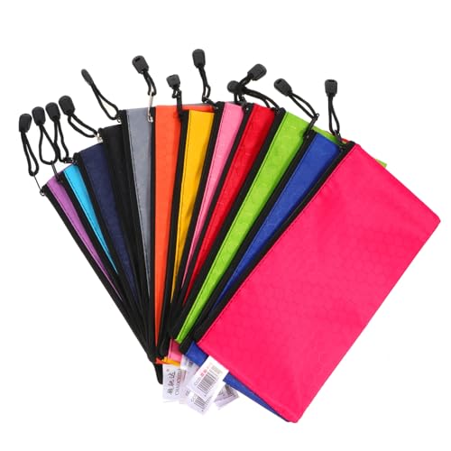 Angoily 12 Stück Teiliges Zipper Dokumententaschen aus Robustem Oxford Vielseitige Reißverschluss Aufbewahrungsbeutel für Büro Reisen und Ordnerorganisation Tragbar und Langlebig Angoily 12 Stück Teiliges Zipper Dokumententaschen aus Robustem Oxford Vielseitige Reißverschluss Aufbewahrungsbeutel für Büro Reisen und Ordnerorganisation Tragbar und Langlebig von Angoily