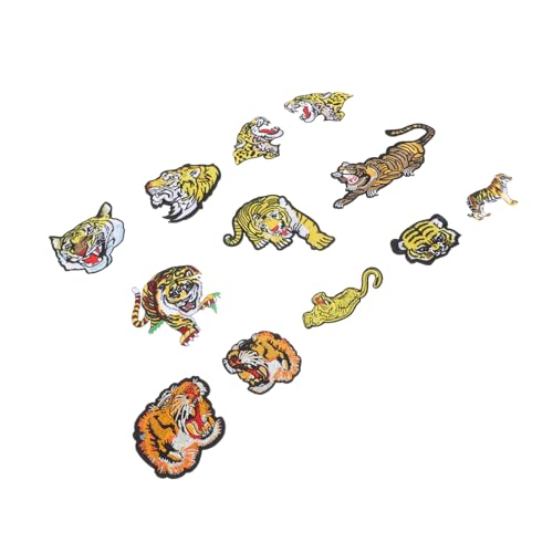 Angoily 12 Stück Tiger -stickatchpatch Klopfen Für Applikationen Süße Patches Patch Aufnähen Geformt Schnell Flecken Kleidung Gestickte Aufnäher Tiger-design-patch Mädchen Stoff Gelb Angoily 12 Stück Tiger -stickatchpatch Klopfen Für Applikationen Süße Patches Patch Aufnähen Geformt Schnell Flecken Kleidung Gestickte Aufnäher Tiger-design-patch Mädchen Stoff Gelb von Angoily