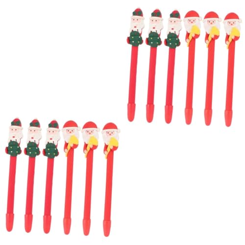 Angoily 12 Stück Weicher Keramikstift weihnachtsstifte groß Weihnachtsmann kleinkind weihnachten weihnachtliche Schreibstifte Schule Schreibwaren kugelschreiber rot Angoily 12 Stück Weicher Keramikstift weihnachtsstifte groß Weihnachtsmann kleinkind weihnachten weihnachtliche Schreibstifte Schule Schreibwaren kugelschreiber rot von Angoily
