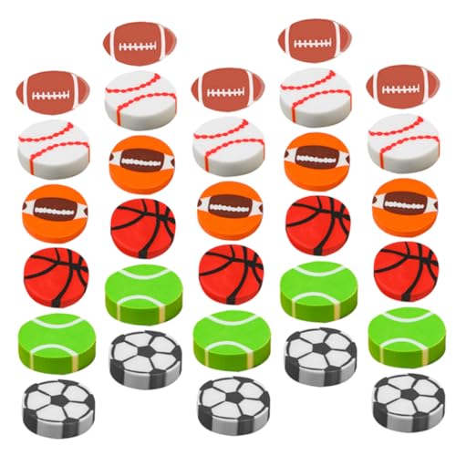 Angoily 120 Stück Cartoon Ball Eraser Basketball Radiergummis Fußball-Radiergummis Sport Radiergummi Ausstellung Kindergäuer Haushaltsradiergummis Partyartikel liefert Angoily 120 Stück Cartoon Ball Eraser Basketball Radiergummis Fußball-Radiergummis Sport Radiergummi Ausstellung Kindergäuer Haushaltsradiergummis Partyartikel liefert von Angoily