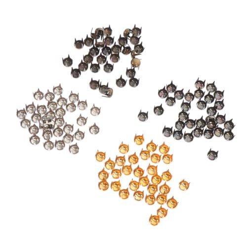 Angoily 120 Stück Mini Rundkopf Nieten DIY Ziernieten für Puppenkleidung Langlebige Farben Gold Silber Schwarz Praktische Bastelmaterialien für Handarbeit Angoily 120 Stück Mini Rundkopf Nieten DIY Ziernieten für Puppenkleidung Langlebige Farben Gold Silber Schwarz Praktische Bastelmaterialien für Handarbeit von Angoily
