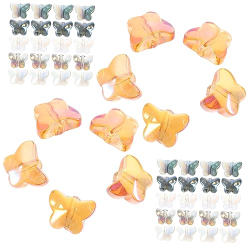 Angoily 120 Stück Schmetterlingsperlen für Diy Schmuckherstellung Bunte Glasperlen für Armbänder Handwerk und Kreative Projekte Einfach zu Verwenden Handgefertigte Charms Angoily 120 Stück Schmetterlingsperlen für Diy Schmuckherstellung Bunte Glasperlen für Armbänder Handwerk und Kreative Projekte Einfach zu Verwenden Handgefertigte Charms von Angoily