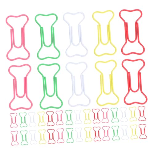 Angoily 120 Stück Teiliges Bunte Metall-büroklammern in Knochenform Niedliche Lesezeichen-clips Vielseitig für Dokumentenorganisation Planer und Schule Kreatives Design für Hundeliebhaber Angoily 120 Stück Teiliges Bunte Metall-büroklammern in Knochenform Niedliche Lesezeichen-clips Vielseitig für Dokumentenorganisation Planer und Schule Kreatives Design für Hundeliebhaber von Angoily