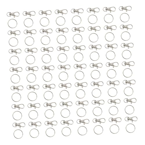 Angoily 120 Stück Teiliges Karabinerverschlüsse Schlüsselringe Langlebige DIY Schmuckverschlüsse für Bastelprojekte und Haustierzubehör Angoily 120 Stück Teiliges Karabinerverschlüsse Schlüsselringe Langlebige DIY Schmuckverschlüsse für Bastelprojekte und Haustierzubehör von Angoily