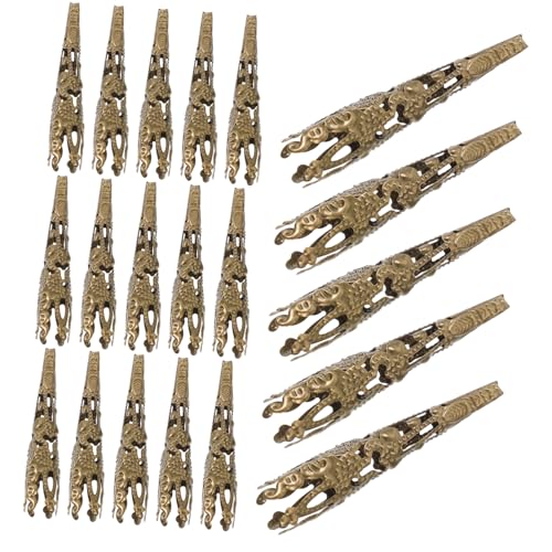 Angoily 120 Stück Teiliges Trompetenblumen Perlenkappen Antik Bronze Schmuck Endkappen DIY Zubehör für Armbänder Halsketten Basteln Angoily 120 Stück Teiliges Trompetenblumen Perlenkappen Antik Bronze Schmuck Endkappen DIY Zubehör für Armbänder Halsketten Basteln von Angoily