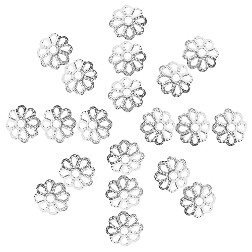 Angoily 1200Stücke DIY Blütenform Schmuckkappen Perlenkappen für Armbänder und Mehr Kreativen Schmuckbau und von Angoily