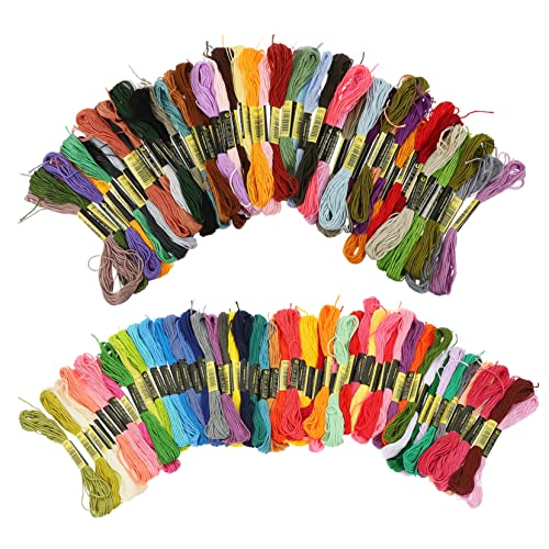 Angoily 124 Stück Stickerei -Thread -Set Herstellung exquisite Nähgarne Baumwollgarn zum Stricken Stickfaden Nähen Naehstiche dekorative bunte Fäden dekorative Nähfäden Stickgarn Baumwolle Angoily 124 Stück Stickerei -Thread -Set Herstellung exquisite Nähgarne Baumwollgarn zum Stricken Stickfaden Nähen Naehstiche dekorative bunte Fäden dekorative Nähfäden Stickgarn Baumwolle von Angoily