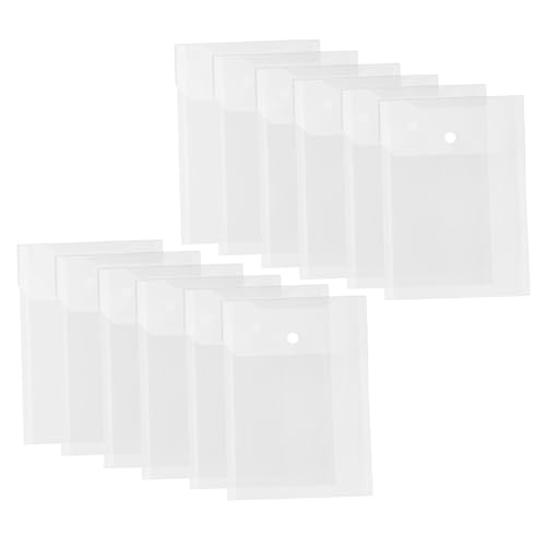 Angoily 12Stücke Dokumenten Wallets Transparent Robustes für Büro und Schule Dokumenten Organizer mit für Männer und Frauen von Angoily