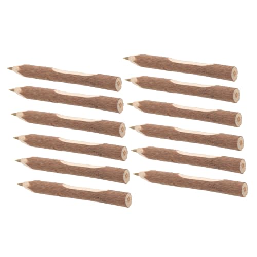 Angoily 12Stücke Kreative Kugelschreiber Aus Holz Stilvolle Und Umweltfreundliche Schreibutensilien Für Schule Und Büro Einzigartige Design Accessoires von Angoily