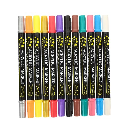 Angoily 12Stücke Multifunktionale Marker Tragbare Wasserfeste Stifte für Malen Zeichnen und DIY Projekte für Erwachsene Angoily 12Stücke Multifunktionale Marker Tragbare Wasserfeste Stifte für Malen Zeichnen und DIY Projekte für Erwachsene von Angoily