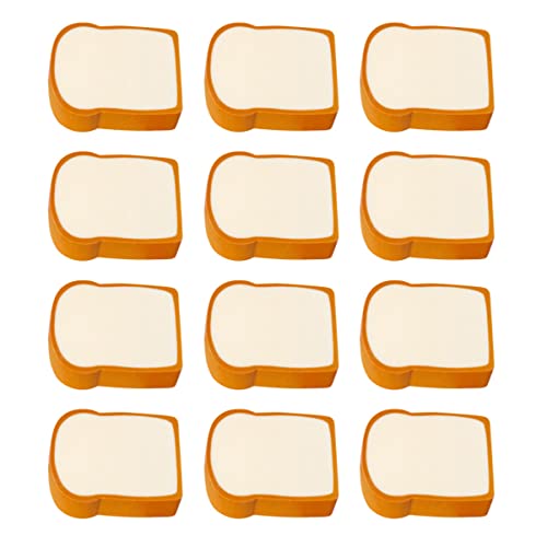Angoily 12Stücke Schulgummis Lustige Toastbrot Radiergummis für Dekorative Bleistiftgummis Kreatives Schreibwaren für Hochwertige und Leichte Radierer Angoily 12Stücke Schulgummis Lustige Toastbrot Radiergummis für Dekorative Bleistiftgummis Kreatives Schreibwaren für Hochwertige und Leichte Radierer von Angoily