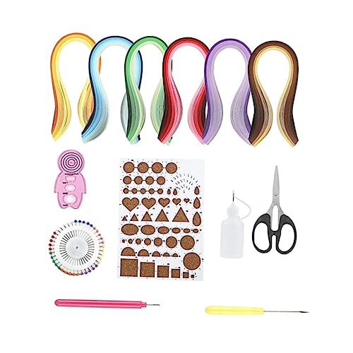 Angoily 13 Stück Teiliges für Papierquilling Diy Bastelset mit Werkzeugen für Anfänger für Projekte und Hobbys von Angoily
