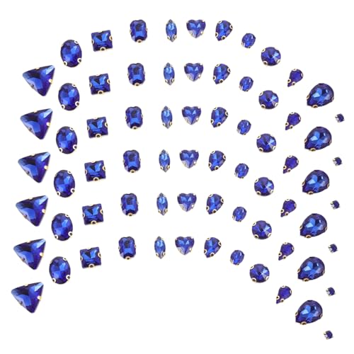 Angoily 130 Stück Glasklauenbohrwasserdiamant Flecken Basteln Herstellung Strasssteine für Kleidung geformt Nieten Nähen von Schmuck und Strasssteinen Nähen von Glas-Strasssteinen Blau Angoily 130 Stück Glasklauenbohrwasserdiamant Flecken Basteln Herstellung Strasssteine für Kleidung geformt Nieten Nähen von Schmuck und Strasssteinen Nähen von Glas-Strasssteinen Blau von Angoily