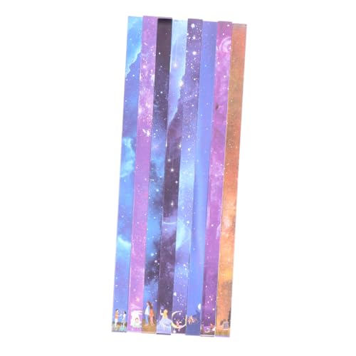 Angoily 1360 Stück Glitzernde Sternfaltpapier Streifen für Diy Schmuck Basteln Origami Papier für Kinderhandwerk und Projekte von Angoily