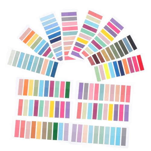 Angoily 14 Blatt Klebestreifen groß Pastell farbig Seitenmarkierungen bookmarks lesezeichen Transparent book marker page marker fähn Highlighter-Tape tragbare Satzmarkierungen das Haustier Angoily 14 Blatt Klebestreifen groß Pastell farbig Seitenmarkierungen bookmarks lesezeichen Transparent book marker page marker fähn Highlighter-Tape tragbare Satzmarkierungen das Haustier von Angoily