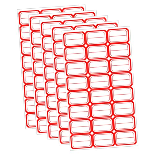 Angoily 140 Blatt Selbstklebende Wasserfeste Etiketten Handbeschriftbare Preislabels für Zuhause und Büro Kompakte Klassifizierungsetiketten für Ordnung und Organisation Angoily 140 Blatt Selbstklebende Wasserfeste Etiketten Handbeschriftbare Preislabels für Zuhause und Büro Kompakte Klassifizierungsetiketten für Ordnung und Organisation von Angoily