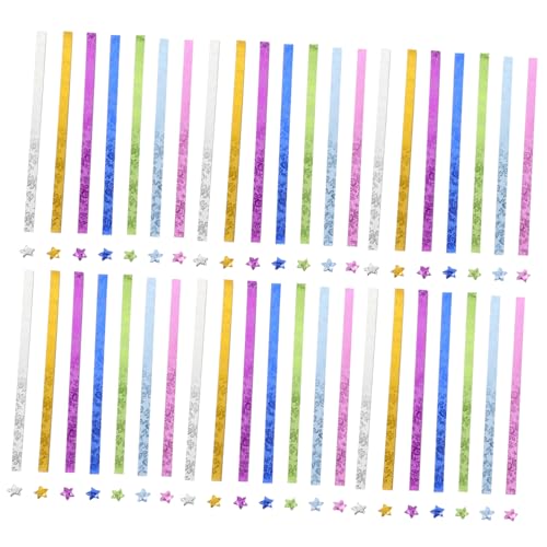 Angoily 140 Stück Origami -material Kunsthandwerk Dekorationen Gold Falten Farbig Stern Streifen Machen Origami-kit Lieferungen Papier Angoily 140 Stück Origami -material Kunsthandwerk Dekorationen Gold Falten Farbig Stern Streifen Machen Origami-kit Lieferungen Papier von Angoily