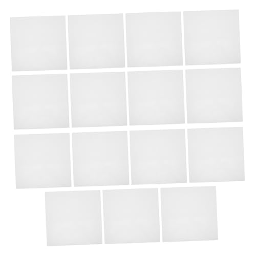 Angoily 15 Blatt Leere Schablonenschnitte leeres Schablonenpapier Schneidemaschine Matte Plastik für die Vorlage zur Herstellung leere Schablonenfolie das Haustier Weiß von Angoily