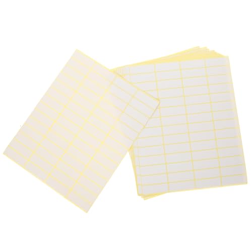 Angoily 15 Blatt Selbstklebende Kleine Preisschilder Ablösbare Vielseitige Etiketten für Lagerorganisation und Haushaltsbeschriftung Einfach zu Beschriften Langlebige Aufkleber Angoily 15 Blatt Selbstklebende Kleine Preisschilder Ablösbare Vielseitige Etiketten für Lagerorganisation und Haushaltsbeschriftung Einfach zu Beschriften Langlebige Aufkleber von Angoily