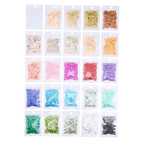 Angoily 15 Packungen Pack Perforierte Pailletten Runde Kurvige Oberfläche DIY Bekleidungszubehör Vielfältige Farben für Handwerk Schmuck Basteln mit Mittelloch Zufällige Angoily 15 Packungen Pack Perforierte Pailletten Runde Kurvige Oberfläche DIY Bekleidungszubehör Vielfältige Farben für Handwerk Schmuck Basteln mit Mittelloch Zufällige von Angoily