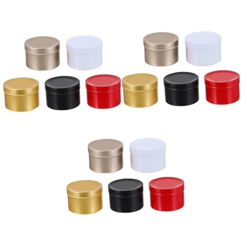 Angoily 15 Stck. Teiliges Diy Kerzendosen Metall Runde Aluminiumdosen Auslaufsichere Weihnachtskerzengläser für Teelichter Kosmetik Süßigkeiten und Bastelbedarf Vielseitig Verwendbar Angoily 15 Stck. Teiliges Diy Kerzendosen Metall Runde Aluminiumdosen Auslaufsichere Weihnachtskerzengläser für Teelichter Kosmetik Süßigkeiten und Bastelbedarf Vielseitig Verwendbar von Angoily