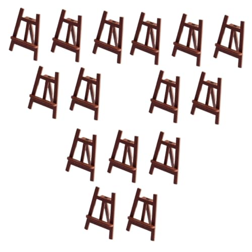 Angoily 15 Stk. Teiliges Miniatur Holzstaffelei Detailreiche Mini Easel Modelle Realistische Puppenhaus Dekoration Mikroskopisches Staffelei Modell für Kreative Wohnszenen Angoily 15 Stk. Teiliges Miniatur Holzstaffelei Detailreiche Mini Easel Modelle Realistische Puppenhaus Dekoration Mikroskopisches Staffelei Modell für Kreative Wohnszenen von Angoily