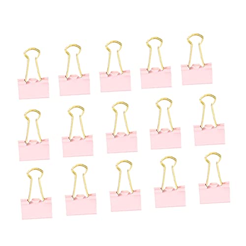 Angoily 15 Stück Binder Clips Robuste Büroklammern für Effiziente Organisation für Schule und Büro Einfache Handhabung Langlebig und Farbecht von Angoily