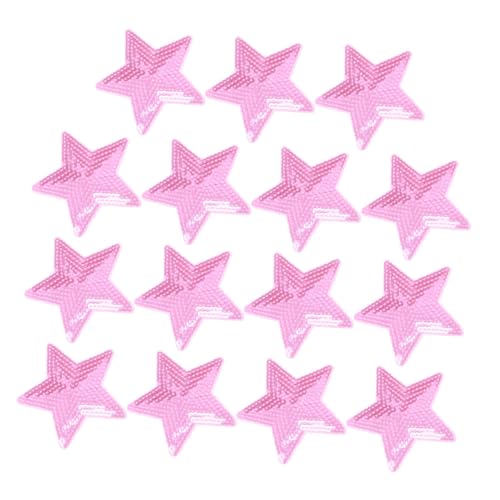 Angoily 15 Stück Fünf-Punkte-Sternpatch mit Pailletten paillettenbestickter Aufnäher Sternaufnäher mit Pailletten Paillettenverzierungen zum Aufnähen Star-Kleidungspatch Angoily 15 Stück Fünf-Punkte-Sternpatch mit Pailletten paillettenbestickter Aufnäher Sternaufnäher mit Pailletten Paillettenverzierungen zum Aufnähen Star-Kleidungspatch von Angoily