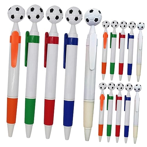 Angoily 15 Stück Fußball Kugelschreiber farbige kugelschreiber Lustige Kugelschreiber Fußball-Briefpapier Kugelschreiber für Fußball schulmaterial ästhetisch Büro Stifte Stiftkette Plastik Angoily 15 Stück Fußball Kugelschreiber farbige kugelschreiber Lustige Kugelschreiber Fußball-Briefpapier Kugelschreiber für Fußball schulmaterial ästhetisch Büro Stifte Stiftkette Plastik von Angoily