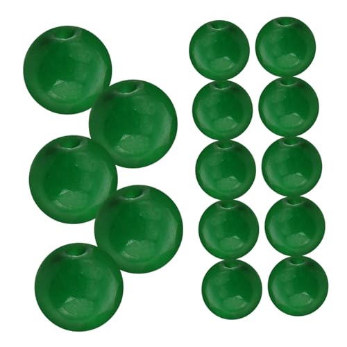Angoily 15 Stück Geflochtene Handseilperlen Abstandsperlen zum Basteln lose Bastelperlen Perlen für Schmuck Armband aus runden Perlen Behandlung von Jade Green Angoily 15 Stück Geflochtene Handseilperlen Abstandsperlen zum Basteln lose Bastelperlen Perlen für Schmuck Armband aus runden Perlen Behandlung von Jade Green von Angoily