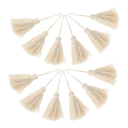 Angoily 15 Stück Quaste Anhänger kleine Quasten zum Basteln Mini-Quasten zum Basteln Mini-Lesezeichenquasten Lesezeichen Quasten Anhänger mit Quastenanhänger Baumwolle Beige Angoily 15 Stück Quaste Anhänger kleine Quasten zum Basteln Mini-Quasten zum Basteln Mini-Lesezeichenquasten Lesezeichen Quasten Anhänger mit Quastenanhänger Baumwolle Beige von Angoily