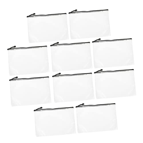 Angoily 15 Stück Reißverschlussbeutel Dokumententaschen mit Reißverschluss Aktentasche im Mesh-Design büromaterial office supplies Aufbewahrungstasche für Dokumente Dateiorganisator PVC Angoily 15 Stück Reißverschlussbeutel Dokumententaschen mit Reißverschluss Aktentasche im Mesh-Design büromaterial office supplies Aufbewahrungstasche für Dokumente Dateiorganisator PVC von Angoily