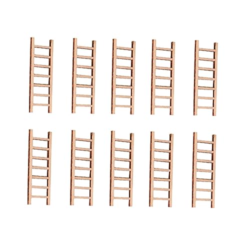 Angoily 15 Stück Store Landschaft Treppe bastelbedarf mikrolandschaft garden decor Modellbau Bonsai-Zubehör Miniaturleiter zum Basteln hauskulisse treppe DIY Ornamente Treppe Bambus von Angoily