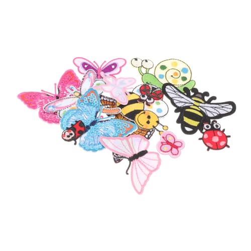 Angoily 15 Stück Teiliges Bestickte Aufbügel Patches mit Schmetterlings und Tiermotiven DIY Kleidung Flicken zum Aufnähen und Bügeln Leichte Applikationen für Jacken Jeans Taschen Schuhe Angoily 15 Stück Teiliges Bestickte Aufbügel Patches mit Schmetterlings und Tiermotiven DIY Kleidung Flicken zum Aufnähen und Bügeln Leichte Applikationen für Jacken Jeans Taschen Schuhe von Angoily
