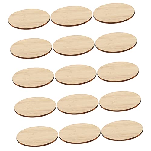 Angoily 15 Stück Teiliges DIY Malset Rundholzplatten Unbearbeitete Kreise für Basteln und Dekorieren Vielseitig Einsetzbar Geschenkanhänger oder Lesezeichen Angoily 15 Stück Teiliges DIY Malset Rundholzplatten Unbearbeitete Kreise für Basteln und Dekorieren Vielseitig Einsetzbar Geschenkanhänger oder Lesezeichen von Angoily