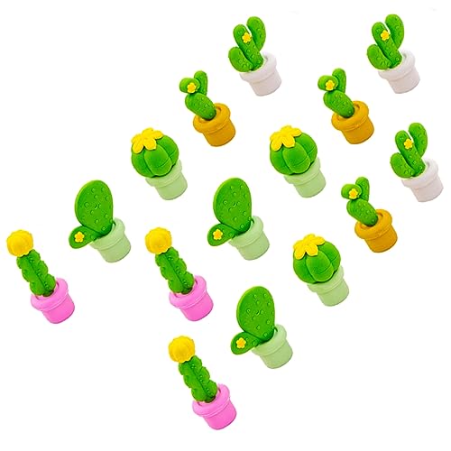 Angoily 15 Stück Teiliges Kaktus Radiergummi für Kreative und Niedliche Radiergummis für Schule und Büro für Zufällige Zufällige Farbe Angoily 15 Stück Teiliges Kaktus Radiergummi für Kreative und Niedliche Radiergummis für Schule und Büro für Zufällige Zufällige Farbe von Angoily