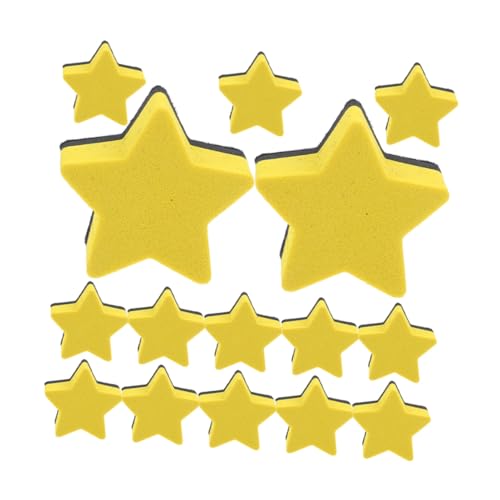 Angoily 15 Stück Teiliges Magnetische Whiteboard Radierer aus Langlebigem EVA Material Wiederverwendbare Kompakte Tafelwischer für Klassenzimmer Büro und Zuhause mit Bunten Farben von Angoily