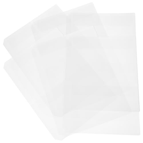 Angoily 15 Stück Teiliges PVC Bindertaschen Transparente Wasserdichte Sammelmappen Ring Notizbücher Vielseitige Loseblatt aufbewahrungstaschen Wiederverwendbar und Leicht zu Reinigen von Angoily