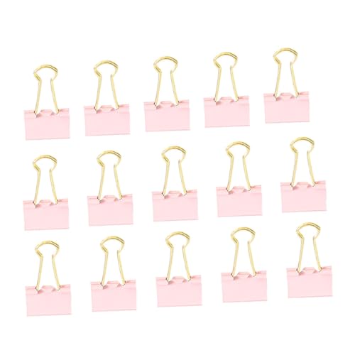 Angoily 15 Stück Teiliges Rosa Metall Binder Clips Mittlere Langlebige Büroklammern für Papier Vielseitig Einsetzbar für Schule Büro und Zuhause Praktische Organisationshilfe Angoily 15 Stück Teiliges Rosa Metall Binder Clips Mittlere Langlebige Büroklammern für Papier Vielseitig Einsetzbar für Schule Büro und Zuhause Praktische Organisationshilfe von Angoily