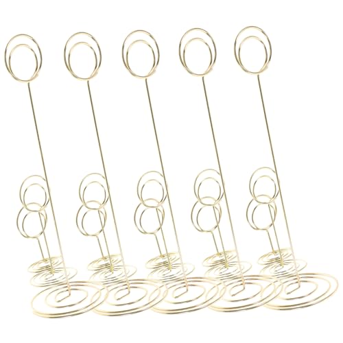 Angoily 15 Stück Teiliges Tischkartenhalter aus Metall Hochwertige Foto und Kartenständer für Hochzeiten Partys und Restaurants Stabiler Stand und Design für Tischdekoration und Angoily 15 Stück Teiliges Tischkartenhalter aus Metall Hochwertige Foto und Kartenständer für Hochzeiten Partys und Restaurants Stabiler Stand und Design für Tischdekoration und von Angoily
