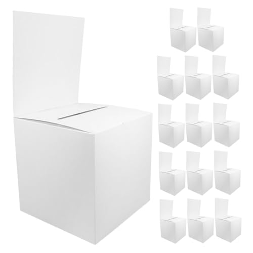 Angoily 15 Stück -box Groß Tombola-losbehälter Party Wohltätigkeit Faltbar Gold Für Zeichnung Spenden Sammeln Slot Gewinnspielboxen Ziehen Ball Ticket Eingeben Weiß Papier Angoily 15 Stück -box Groß Tombola-losbehälter Party Wohltätigkeit Faltbar Gold Für Zeichnung Spenden Sammeln Slot Gewinnspielboxen Ziehen Ball Ticket Eingeben Weiß Papier von Angoily