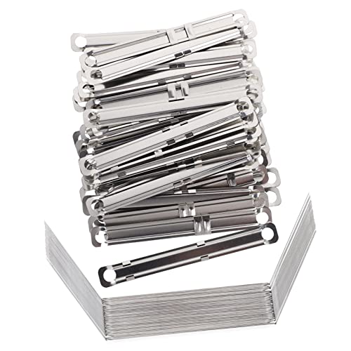 Angoily 150 Stück Bindeclip aus Metall Verschluss Schlüssel Bindemittel Ordnerringe Ringbuch Großbinderklammern Bindeklammern Heftklammer Binderclip Eisen vernickelt Silver Angoily 150 Stück Bindeclip aus Metall Verschluss Schlüssel Bindemittel Ordnerringe Ringbuch Großbinderklammern Bindeklammern Heftklammer Binderclip Eisen vernickelt Silver von Angoily