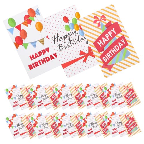 Angoily 150 Stück Geburtstagskarte sortierte Karten verschiedene Grußkarten Geburtstagsfeier-Grußkarte Geburtstagsgrußkarten grußkarten geburtstag Grußkarte zum Geburtstag Papier von Angoily